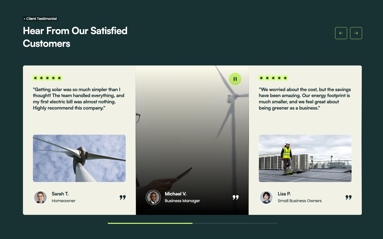 Customer stories website design concept